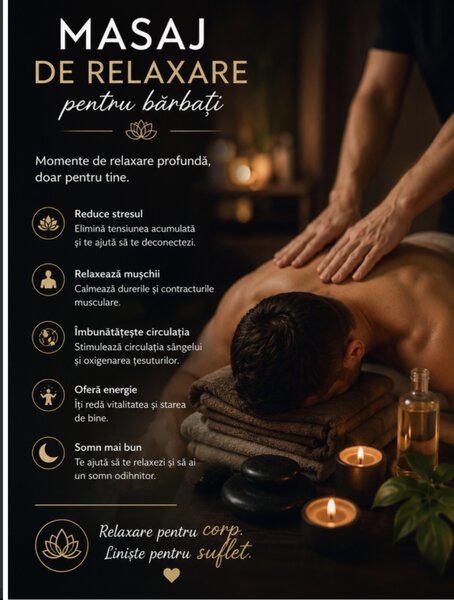 Masaj terapeutic si de relaxare,